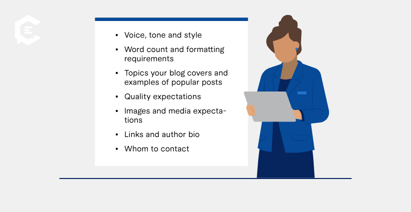 Guidelines for your blog should include