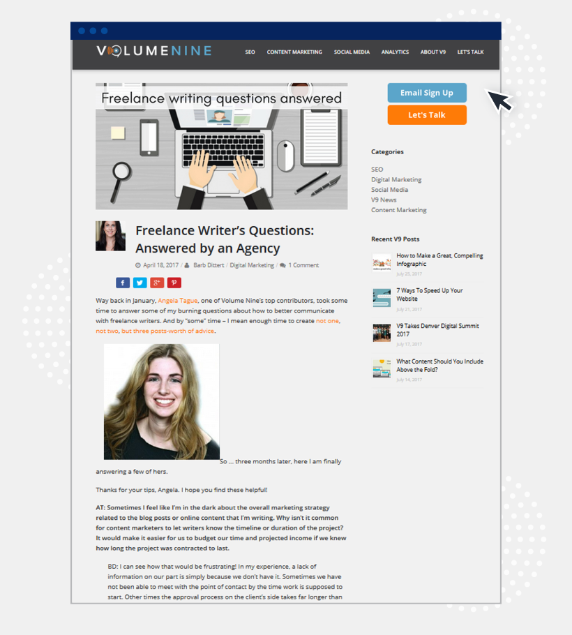 How to submit a pitch for a freelance writing article - Angela Tague