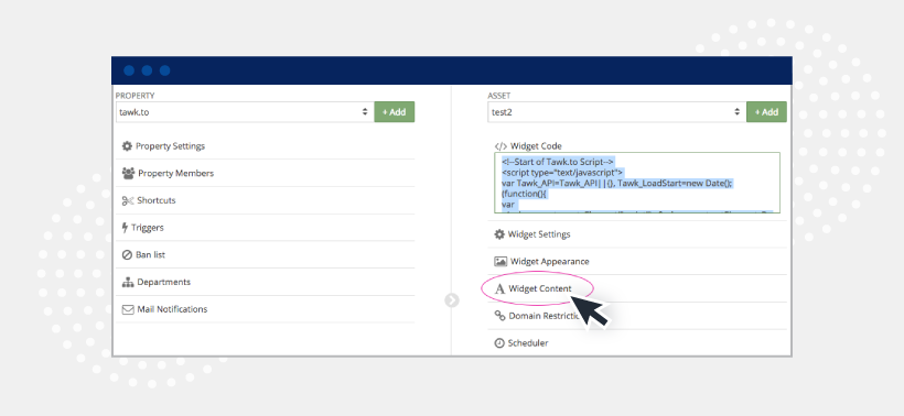 Domain Restriction with Tawk.to