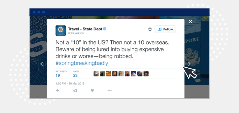 U.S. State Department messed up delivery tweet
