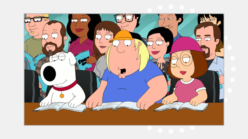 Table-Read of a Script at 'Family Guy'