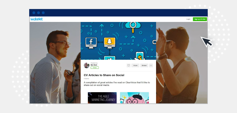 Using Wakelet for you content curation