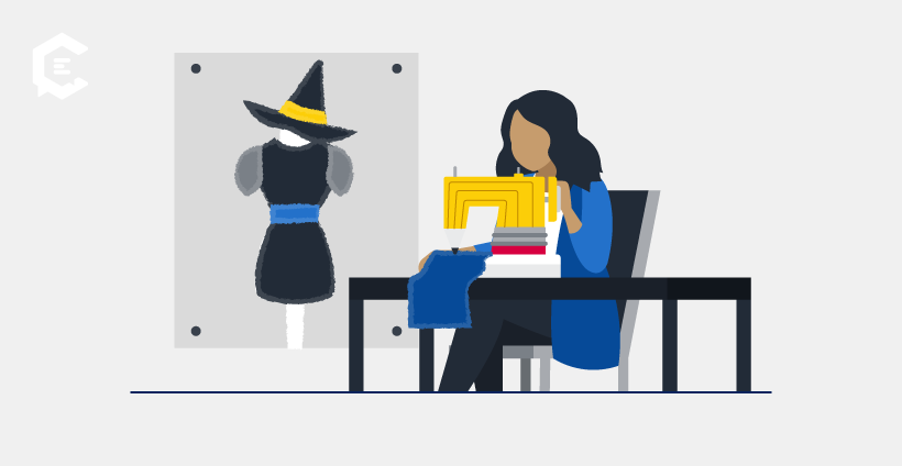 Step 5: Block out shapes for your illustration.