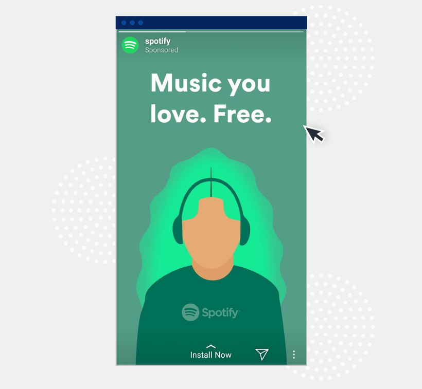 spotify call to action example