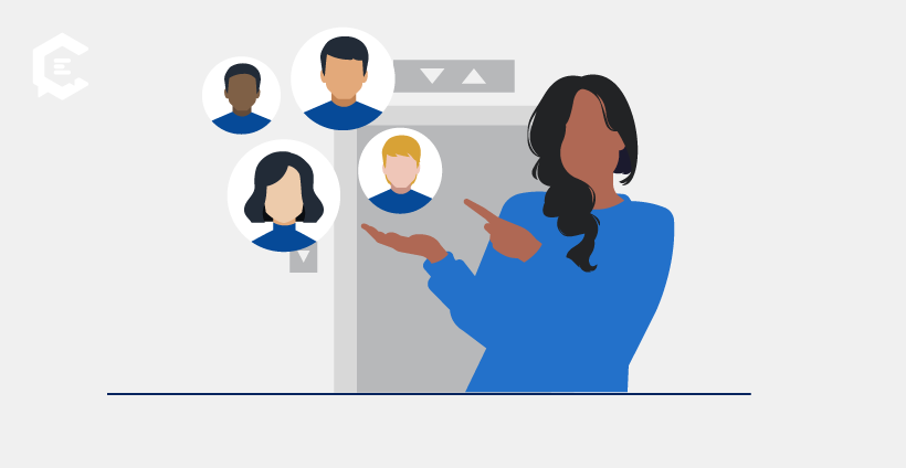 Persuasive marketing elevator pitch examples: For when you’re presenting to a large room.