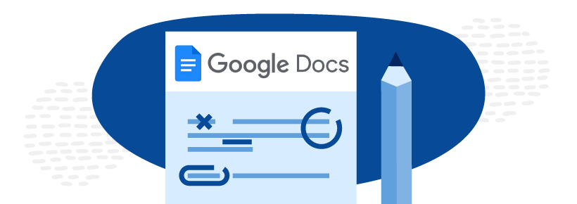 Google Docs allows you to write, edit, and share a document in real time.