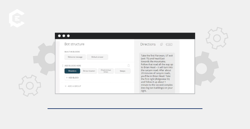 Step 5: Set up your conversation navigation.