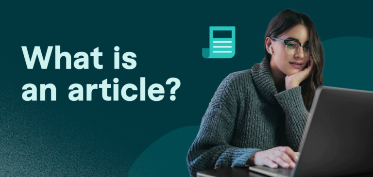 What Is an Article?