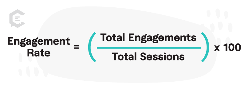 engagement rate formula for websites