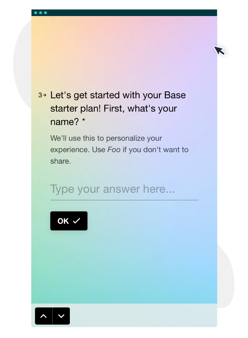 Base is a brand that's taking steps to establish trust while collecting personal information
