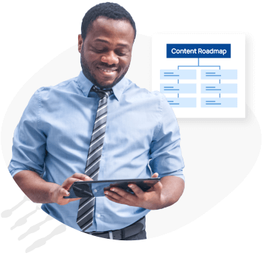 Person Viewing A Content Roadmap