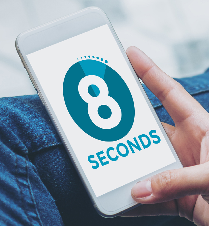 The attention span of an online reader is eight seconds