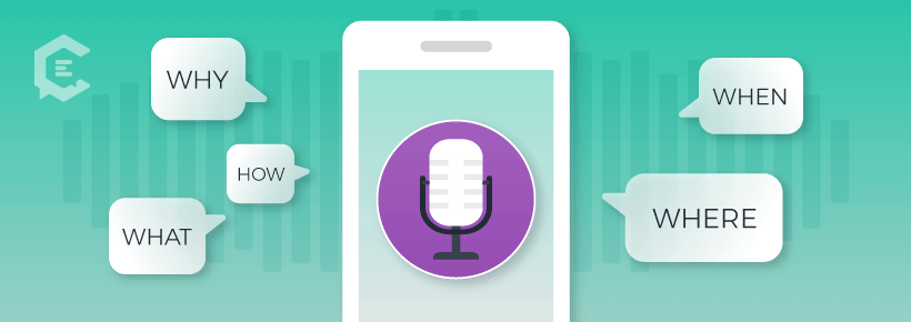 ask questions in content to get your site to pull up in voice searches