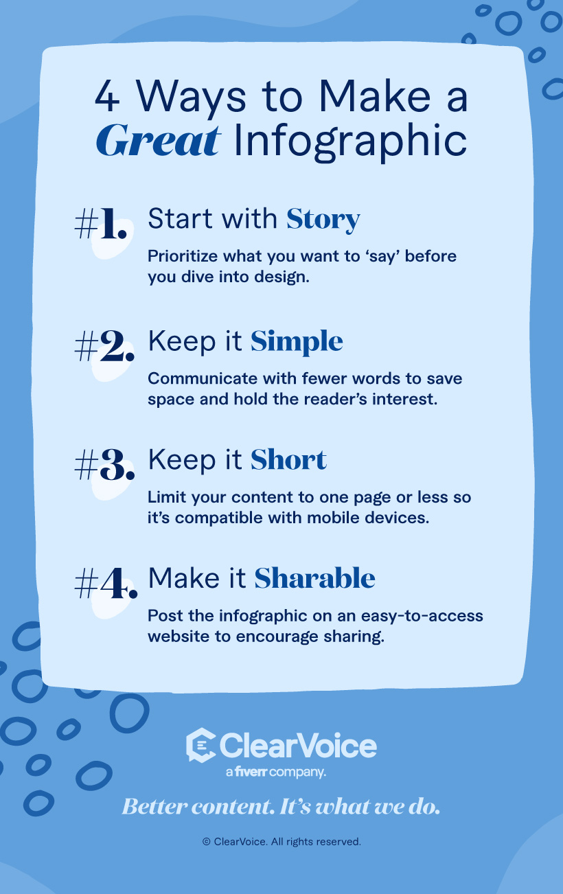 4 ways to make a great infographic