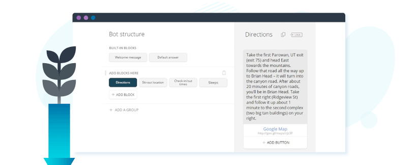 Step #5: Set up the conversation navigation for your chatbot.