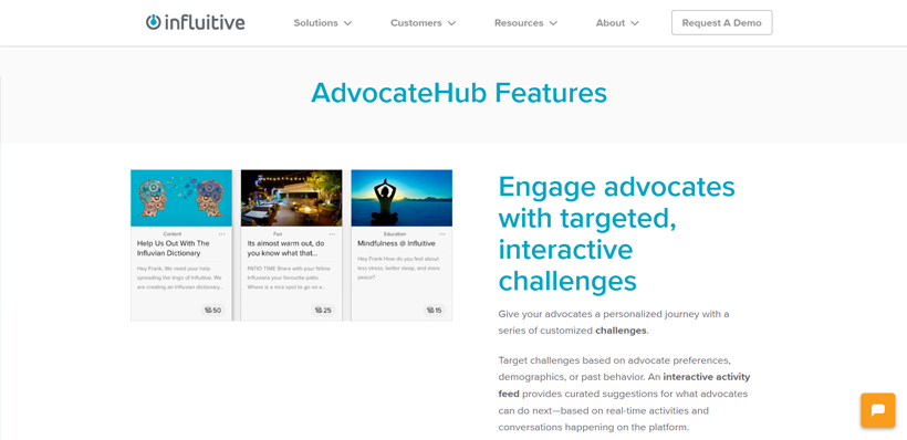 Using the AdvocateHub feature of Influitive