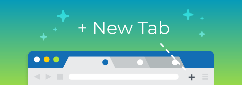 google chrome new tab extension