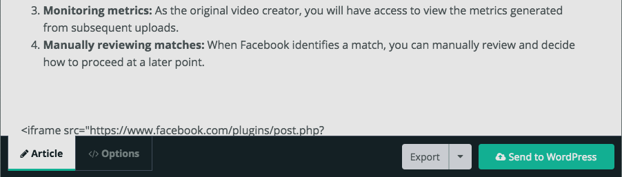 Publish content directly to a client's CMS, with ClearVoice Agency