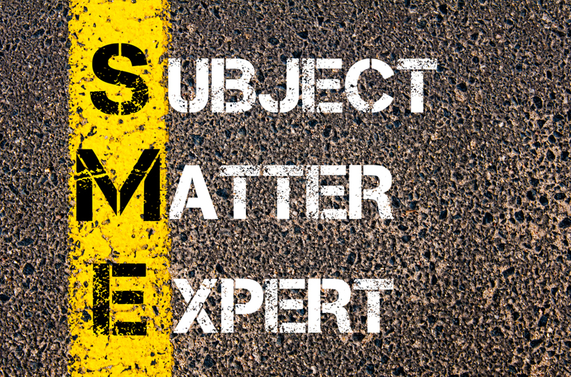 Subject Matter Expert