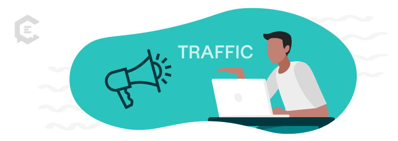 Traffic with SEO and content marketing