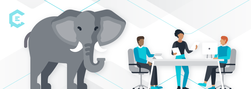 Temporary vs. permanent content strategies: Decide if you still need to address the elephant in the room.