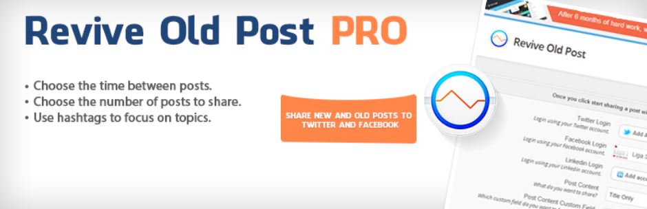 Use Revive Old Post plugin to reuse old WordPress content