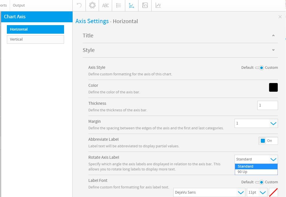 Using Yellowfin interface