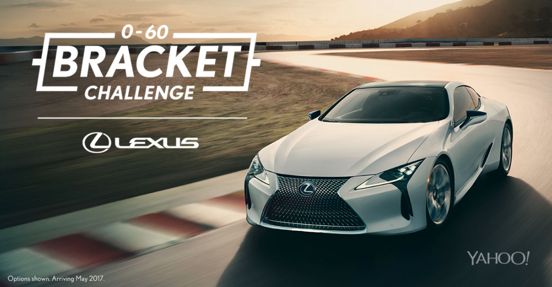 Lexus and Yahoo's Partner Campaign for March Madness