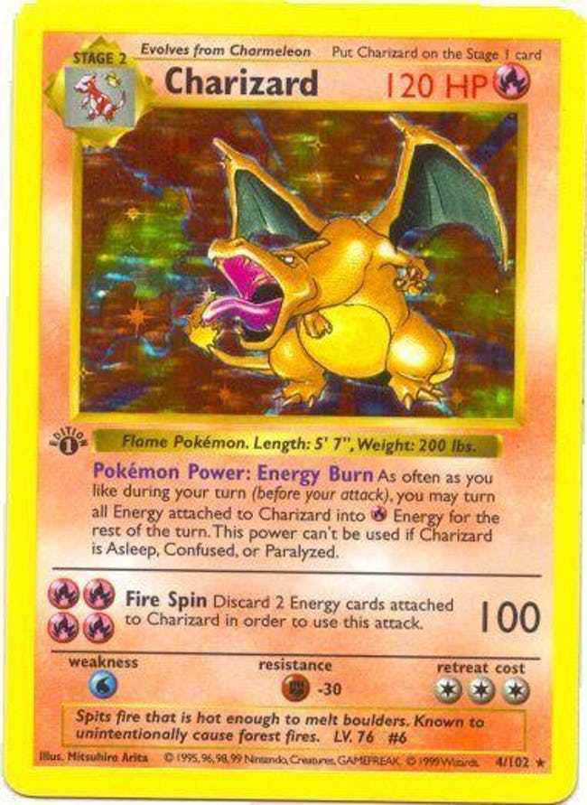 Charizard pokemon card