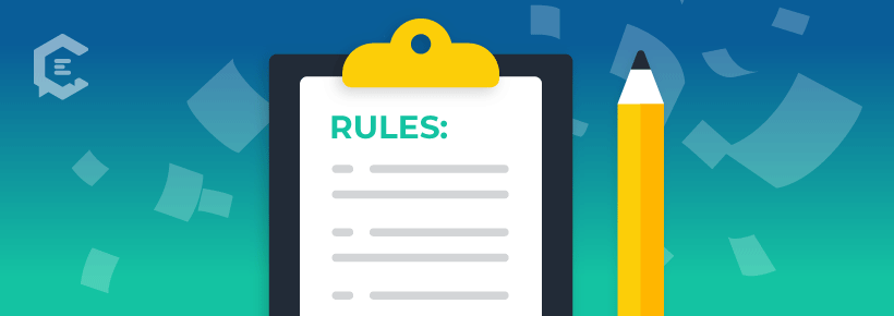 potential content marketing legal roadblock: "official rules"