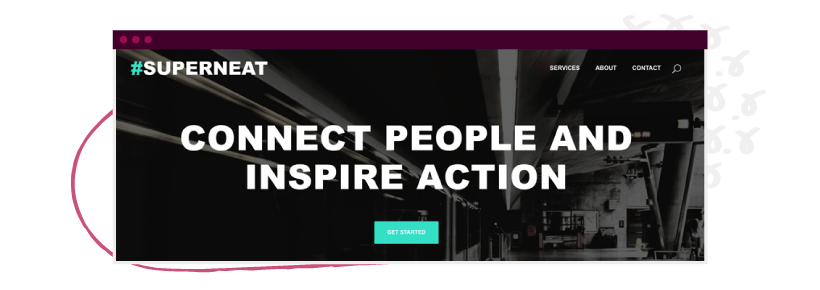 Positioning statement for Superneat Marketing: Connect People and Inspire Action