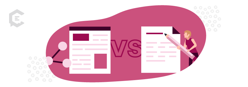content writing vs. copywriting