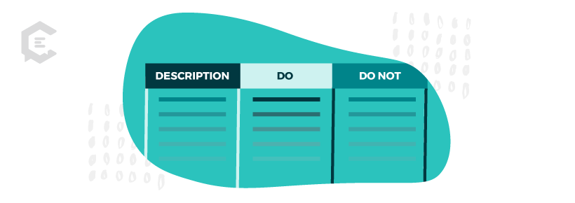 develop a brand chart to help determine your company's voice