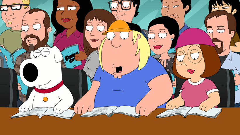 Table-Read of a Script at 'Family Guy'