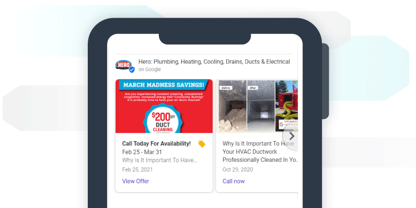 google business post carousel