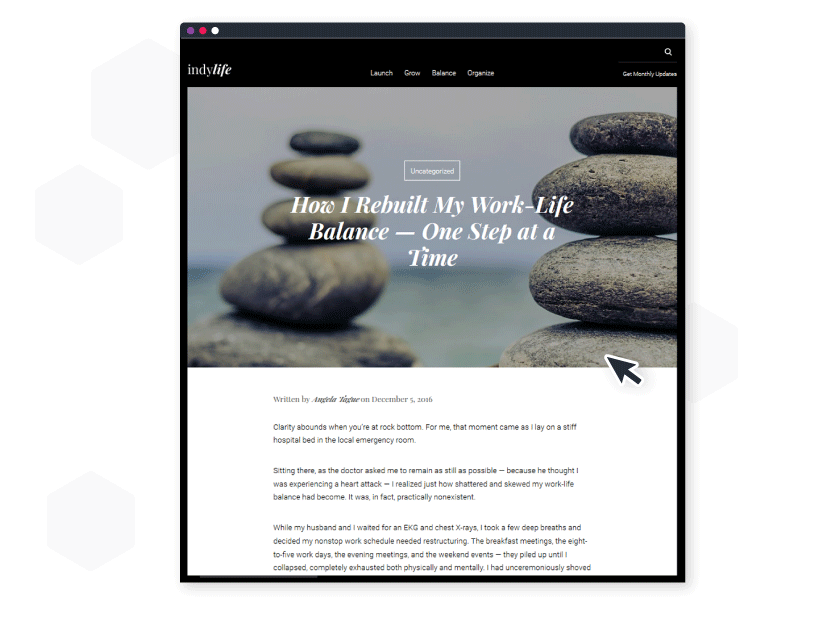 Example of article successfully pitched by Angela Tague