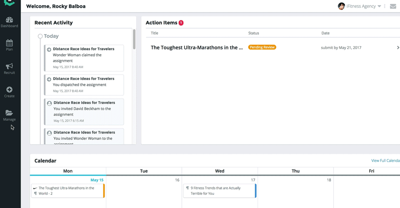 Manage unlimited clients and client teams from a global view