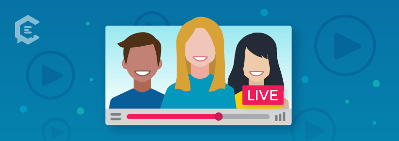 Using real people in live video marketing