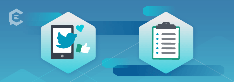 Types of content: Social media posts and surveys