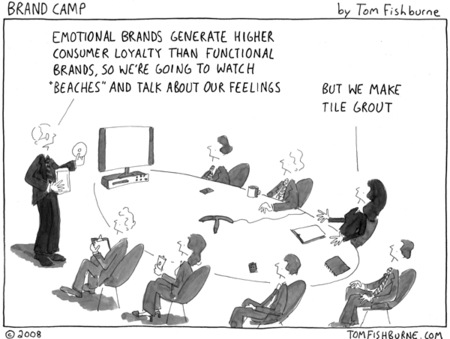 Brand camp cartoon by Tom Fishburne