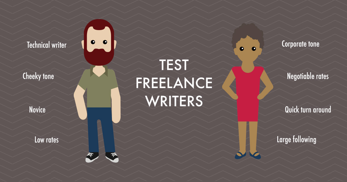 Test freelance writers