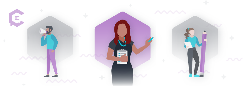 Let’s think about roles: As writers, marketing professionals, and business owners, we wear many hats throughout the workday.