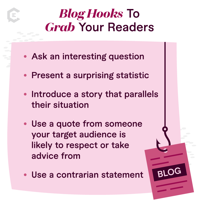 ways to grab readers with your blog hooks
