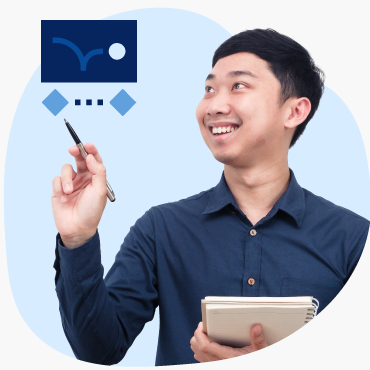 Motion graphic designer enhancing content marketing