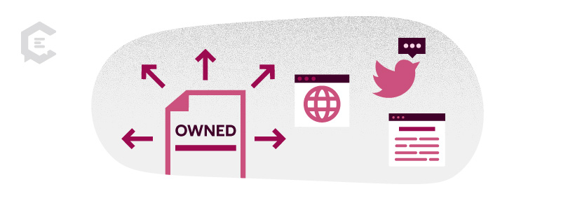 Owned distribution gives you total management over content creation and how it’s circulated.