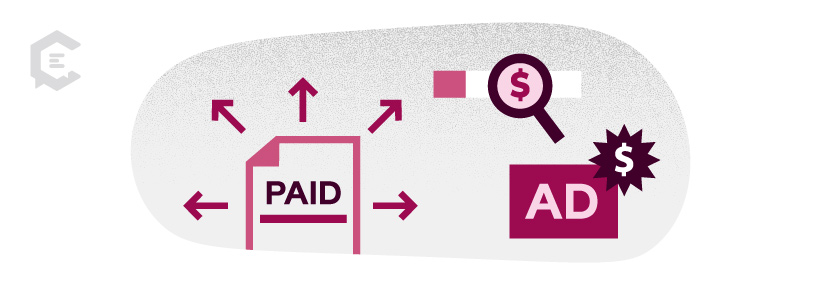 As the name suggests, paid channels or platforms mean you pay to showcase your content.