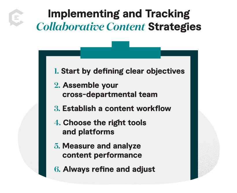 Implementing and Tracking Collaborative Content Strategies