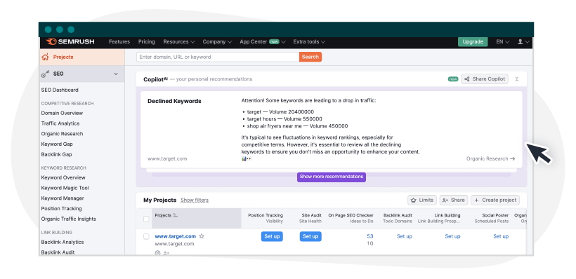 Consider dedicated content audit tools like Semrush to analyze large datasets of content.