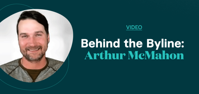 Andrew McMahon Behind the byline interview video
