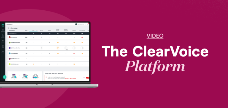 Exploring the ClearVoice Platform